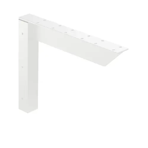 Rakks Flush Mount Bench Bracket Off-White/Prime 14-1/4"H x 18-1/4"L Rakks Flush Mount Bench Bracket Off-White/Prime 14-1/4"H x 18-1/4"L