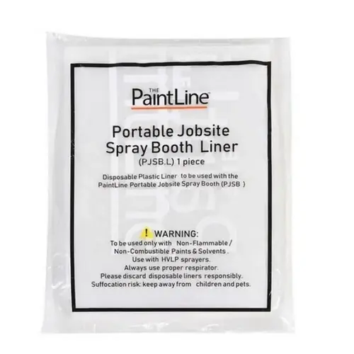 Standard Liner for Portable Jobsite Spray Booth (3/Pack) Clear Standard Liner for Portable Jobsite Spray Booth (3/Pack) Clear