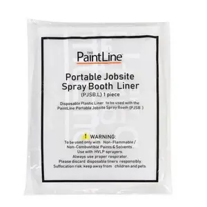 Paintline PJSB.MSTR Standard Liner for Portable Jobsite Spray Booth (24/Pack)