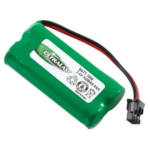 2.4 Volt Green Replacement Cordless Phone Battery