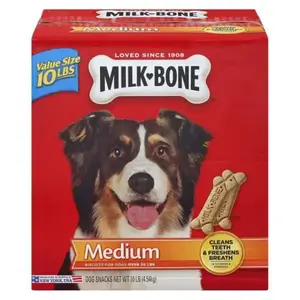 Milk Bone 7910092501 Original Medium Sized Dog Biscuits, 10 Lbs
