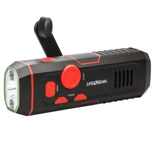 100 Lumen, Storm Proof Crank Radio Light