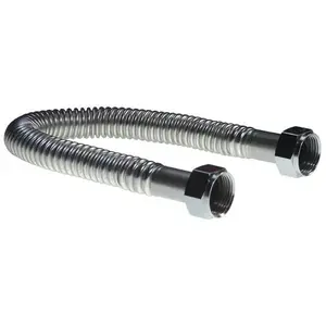 Falcon Stainless FF-24 3/4 In Id Ss Flex W/3/4 In Fip X 3/4 In Fip X 24 In Supply Line