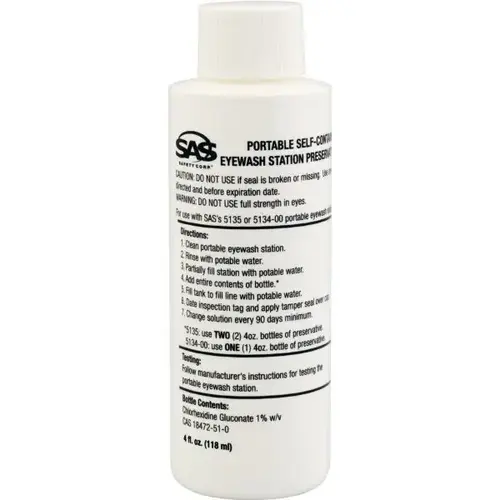 Eyewash Station Water Preservative 4 oz Bottle Eyewash Station Water Preservative 4 oz Bottle