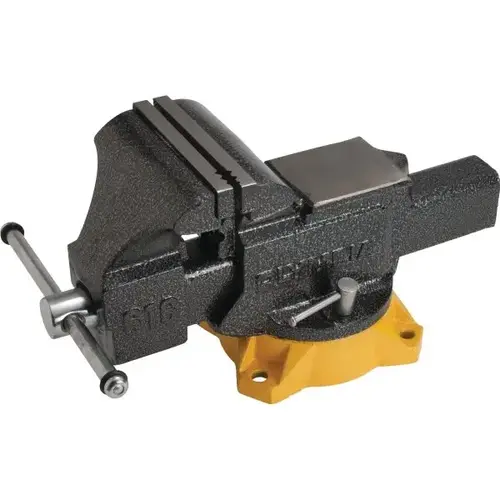 6" Heavy-Duty Bench Vise With Swivel Base
