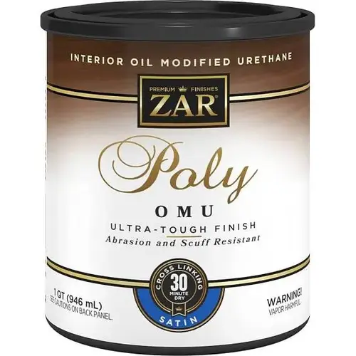 1 Qt. Satin Poly Omu Int Oil Modified Urethane 1 Qt. Satin Poly Omu Int Oil Modified Urethane