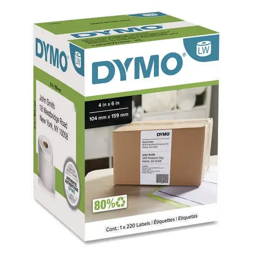 Labelwriter Shipping Labels 4" X 6" White 220 Labels/Roll Labelwriter Shipping Labels 4" X 6" White 220 Labels/Roll