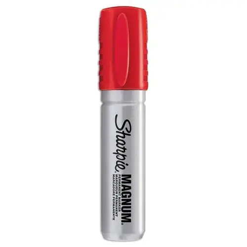 Magnum Permanent Marker Broad Chisel Tip Red Magnum Permanent Marker Broad Chisel Tip Red