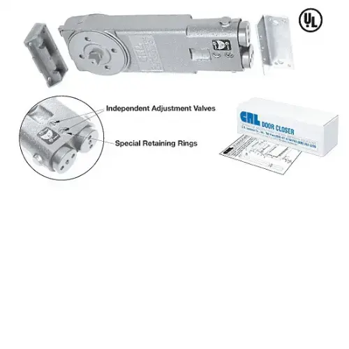 Light Duty 105 degree No Hold Open Overhead Concealed Closer Body Only