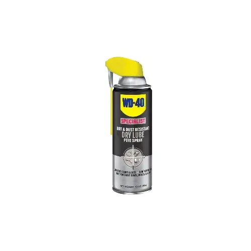 WD-40 Specialist Dirt & Dust Resistant Dry Lube PTFE Spray 10 oz WD-40 Specialist Dirt & Dust Resistant Dry Lube PTFE Spray 10 oz