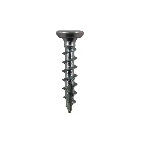 #6 x 5/8" Undercut Flat Head Hinge and Drawer Slide Installation Screw Phillips Drive - Type 17 Auger Point Coarse Thread Zinc, - 1000/Box - pack of 1000 #6 x 5/8" Undercut Flat Head Hinge and Drawer Slide Installation Screw Phillips Drive - Type 17 Auger Point Coarse Thread Zinc, - 1000/Box - pack of 1000