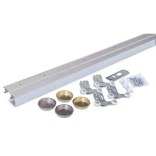 Ngp Aluminum By-Pass Side Mount Track System, 75 Lbs, 96" Ngp Aluminum By-Pass Side Mount Track System, 75 Lbs, 96"