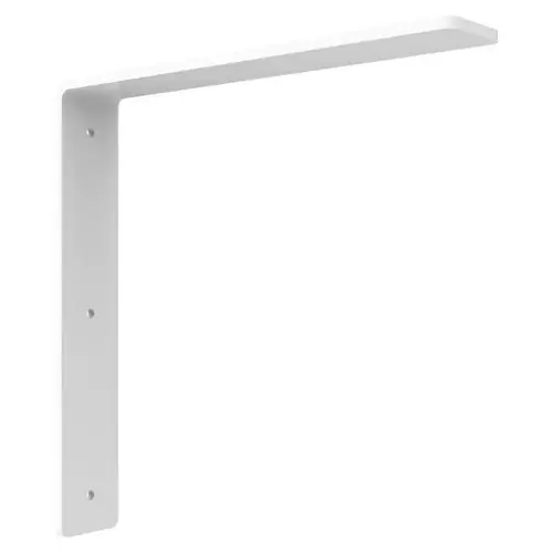 8" x 8" Freedom Hidden Countertop Bracket, Flat White Finish 8" x 8" Freedom Hidden Countertop Bracket, Flat White Finish