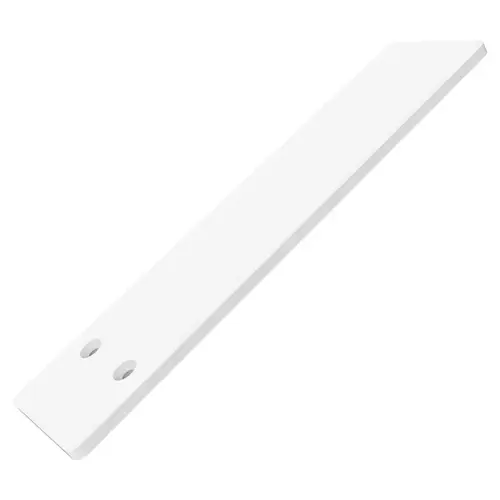 12" x 1/4" Liberty Hidden Countertop Support Plate, Flat White Finish 12" x 1/4" Liberty Hidden Countertop Support Plate, Flat White Finish