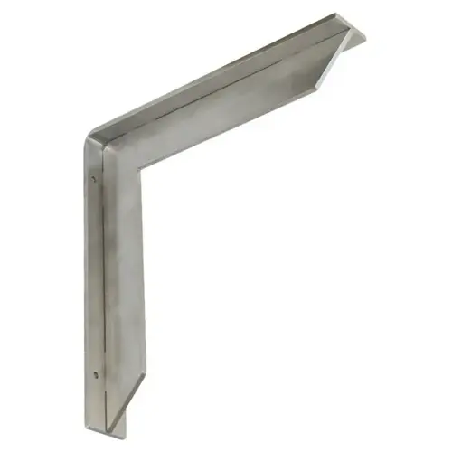 2" x 16" Streamline Countertop Bracket, Stainless Steel Finish 2" x 16" Streamline Countertop Bracket, Stainless Steel Finish