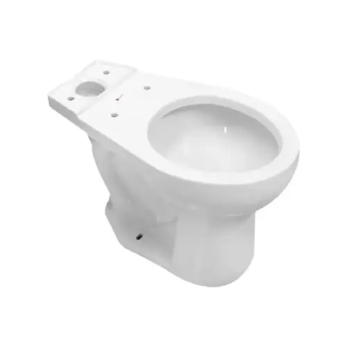 Toilet Bowl Berlin 1.28 gal White Round White Toilet Bowl Berlin 1.28 gal White Round White