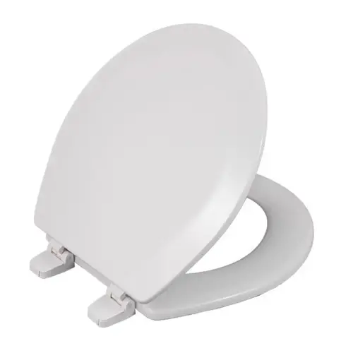 Toilet Seat Laurel Round White Wood White Toilet Seat Laurel Round White Wood White