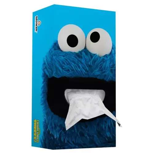 Facial Tissue Sesame Street 124 ct Blue Facial Tissue Sesame Street 124 ct Blue