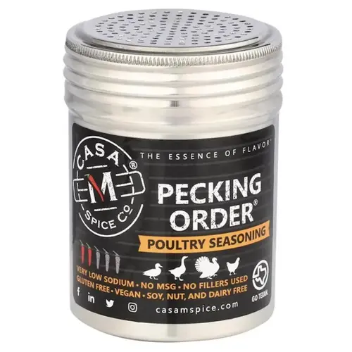 Seasoning Pecking Order Poultry 4.5 oz Seasoning Pecking Order Poultry 4.5 oz