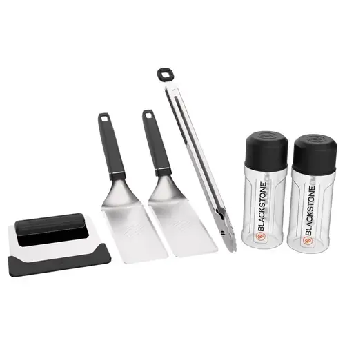 Griddle Tool Set Black/Silver Black/Silver Griddle Tool Set Black/Silver Black/Silver