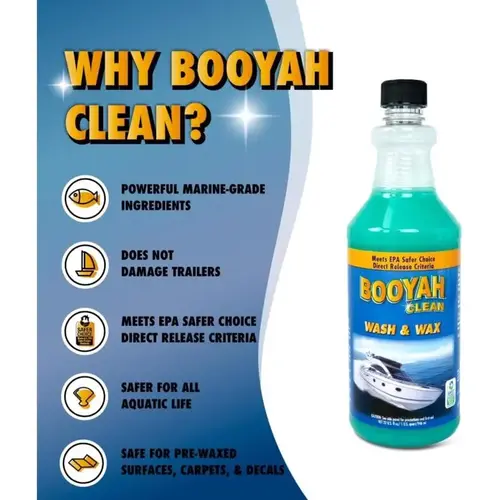 Boat Wash and Wax Liquid 1 qt Boat Wash and Wax Liquid 1 qt