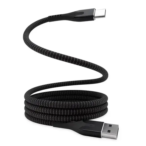 Cable Magstack USB-A to USB-C 3.3 ft. Black Black Cable Magstack USB-A to USB-C 3.3 ft. Black Black