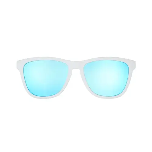 Sunglasses Unisex White Frame Blue Lens Polarized Sunglasses Unisex White Frame Blue Lens Polarized