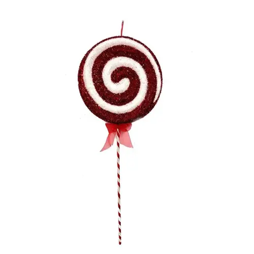 Table Decor Red/White 3D Christmas Candy Cane Swirl Red/White Table Decor Red/White 3D Christmas Candy Cane Swirl Red/White