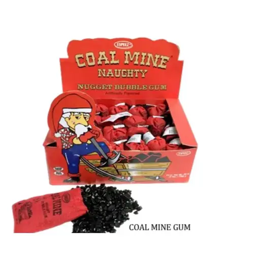 Chewing Gum Coal Mine Naughty Nugget 1 pk 2 oz Chewing Gum Coal Mine Naughty Nugget 1 pk 2 oz