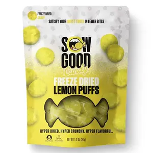 Sow Good 26005660 Candy Bites Freeze Dried Lemon Puff 1.2 oz
