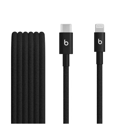 Cable Lightning to USB-C 5 ft. Black Black Cable Lightning to USB-C 5 ft. Black Black
