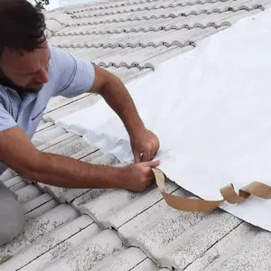 Smart-Tarp ACE1T-SAT Tarp Smart- Self-Adhering 120" W X 120" L Poly White White