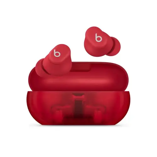 Earbuds Wireless Bluetooth Transparent Red Earbuds Wireless Bluetooth Transparent Red