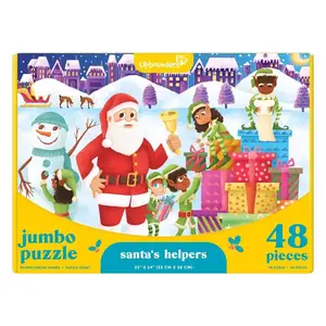 Upbounders LTSANTAJPZL-48 Christmas Puzzle Santa's Helpers 48 pc