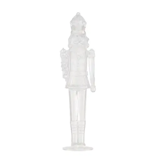 Table Decor Clear Nutcracker 11" Clear Table Decor Clear Nutcracker 11" Clear