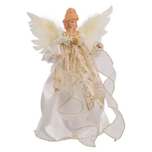 Tree Topper Incandescent Gold/Ivory Angel Gold/Ivory Tree Topper Incandescent Gold/Ivory Angel Gold/Ivory