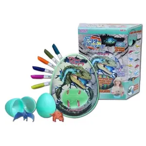 Hey Buddy Hey Pal 12272012-G Egg Decorator Eggmazing Dinosaur Multicolored 9 pc Multicolored