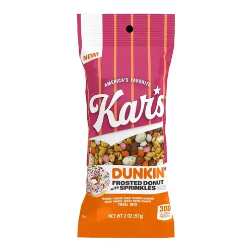 Trail Mix Dunkin Donuts Frosted Donut 2 oz Tube Bag Trail Mix Dunkin Donuts Frosted Donut 2 oz Tube Bag