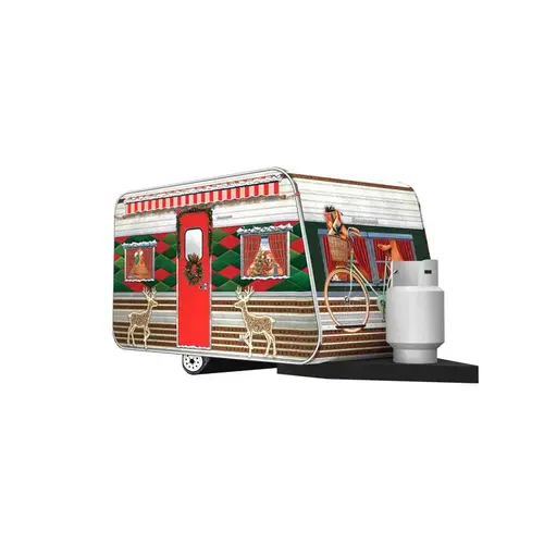 Puzzle Christmas Camping Trailer 550 pc Puzzle Christmas Camping Trailer 550 pc