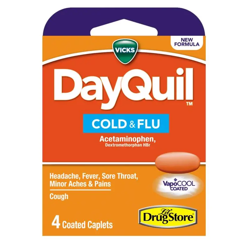 DayQuil Cold & Flu Relief 4 - pack of 6 98042-XCP6