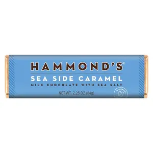 Hammond's Candies OC15012 Candy Bar Sea Side Caramel Milk Chocolate 2.25 oz