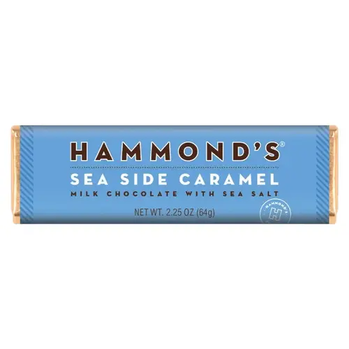 Candy Bar Sea Side Caramel Milk Chocolate 2.25 oz Candy Bar Sea Side Caramel Milk Chocolate 2.25 oz