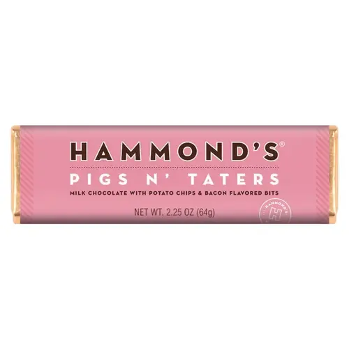 Candy Bar Pigs N' Taters Milk Chocolate 2.25 oz Candy Bar Pigs N' Taters Milk Chocolate 2.25 oz