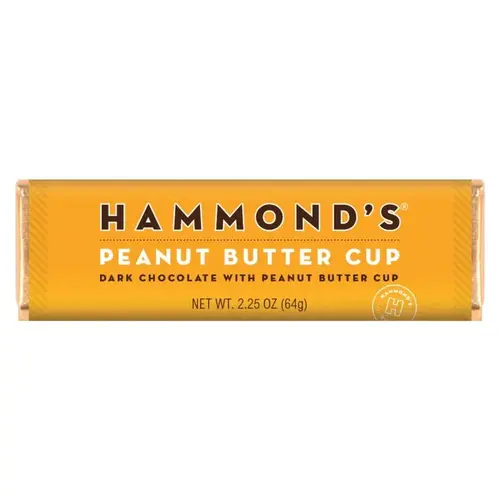 Candy Bar Peanut Butter Cup Dark Chocolate 2.25 oz Candy Bar Peanut Butter Cup Dark Chocolate 2.25 oz