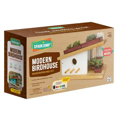 Woodworking Kit Modern Birdhouse Woodworking Kit Modern Birdhouse
