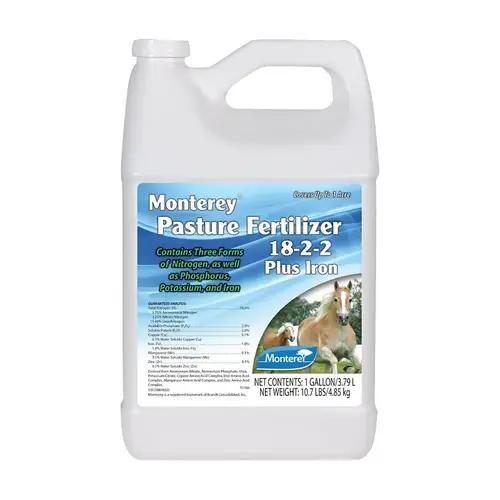 Monterey 7103 Pasture Fertilizer, 1 gal, Liquid, 18-2-2 N-P-K Ratio - pack of 4 Monterey 7103 Pasture Fertilizer, 1 gal, Liquid, 18-2-2 N-P-K Ratio - pack of 4