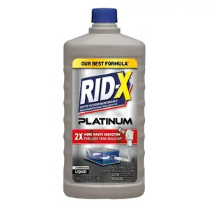RID-X 19200-78051 Rid-X Platinum Septic System Maintenance, Liquid, Soapy, 24 fl-oz Bottle