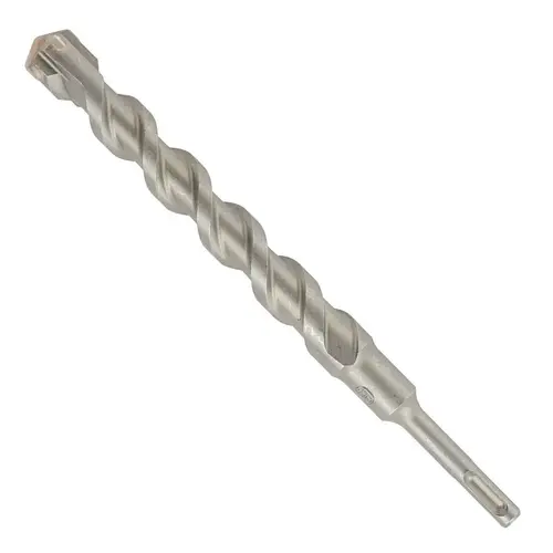 Bosch Bulldog Hammer Drill Bit, 7/8 in Dia, 10 in OAL, Standard Flute, 4-Flute, 13/32 in Dia Shank, SDS-Plus Shank Bosch Bulldog Hammer Drill Bit, 7/8 in Dia, 10 in OAL, Standard Flute, 4-Flute, 13/32 in Dia Shank, SDS-Plus Shank