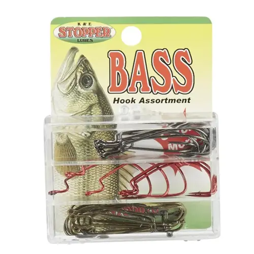 K&E STOPPERS BASS HOOK ASSORTMENT - pack of 51 K&E STOPPERS BASS HOOK ASSORTMENT - pack of 51