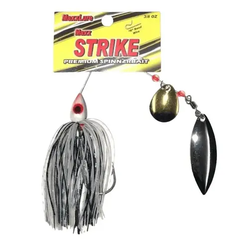 Stopper Lures Maxx Strike Series Bait, Spinner, Silicone, Chart/White Bait Stopper Lures Maxx Strike Series Bait, Spinner, Silicone, Chart/White Bait